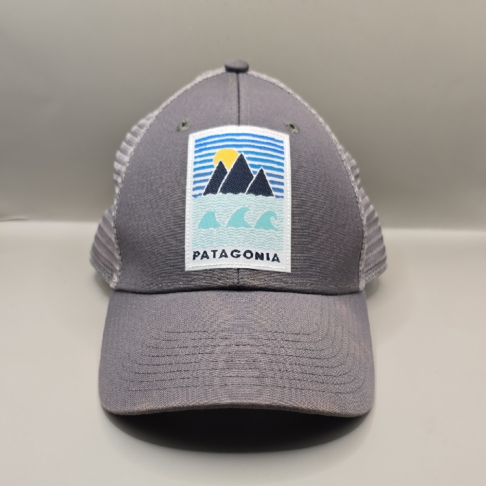 Patagonia Deep Ones LoPro Trucker Hat Cap Patch Artwork Organic Cotton Outdoors